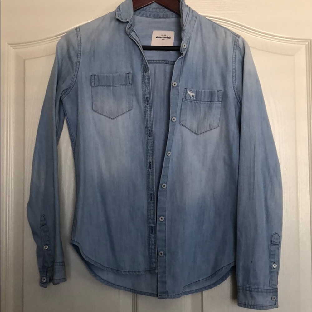 Abercrombie jean button up